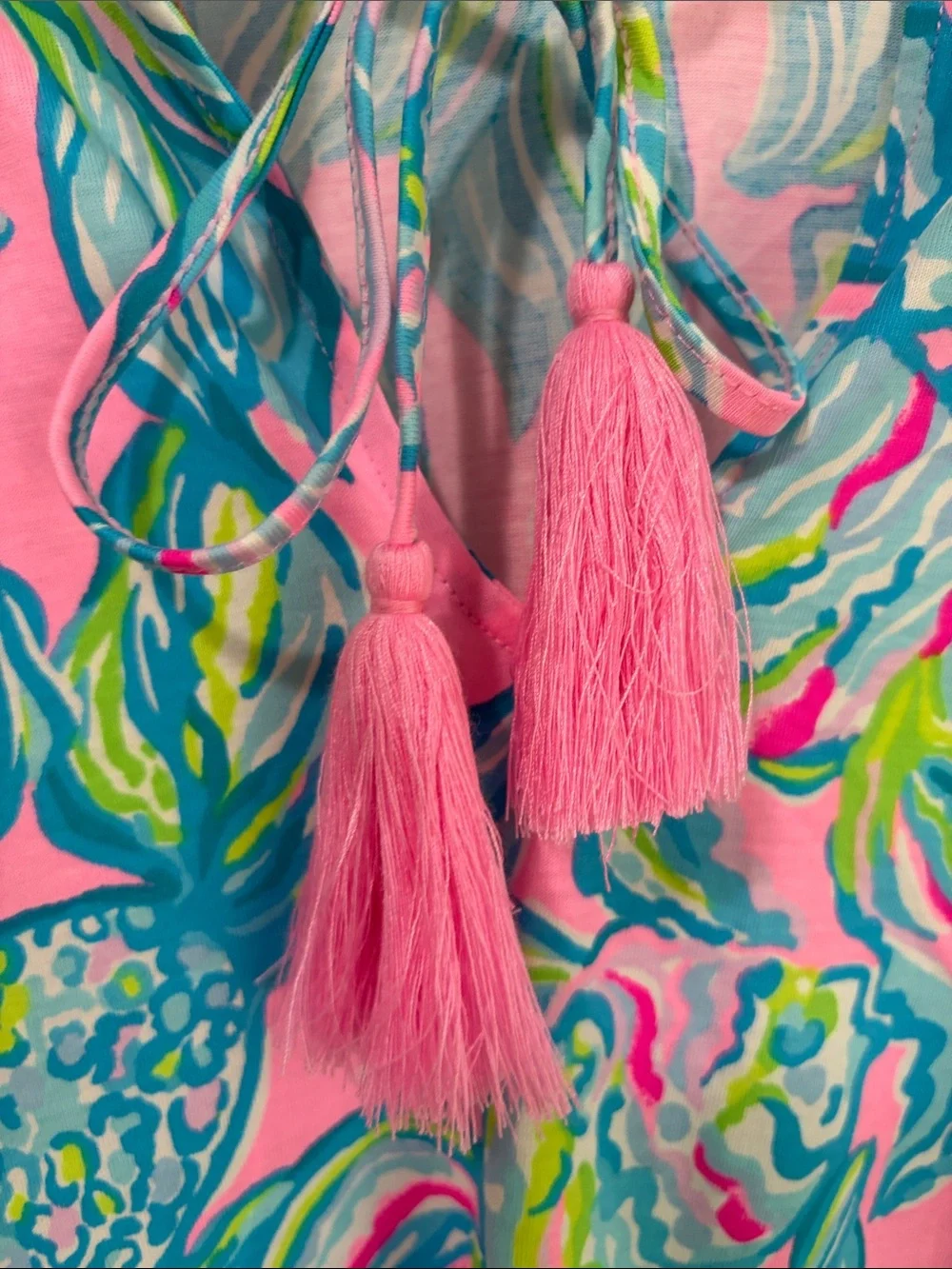 Lilly Pulitzer Pelican Pink Off The Scales Margot Swing Dress - Picture 12 of 12